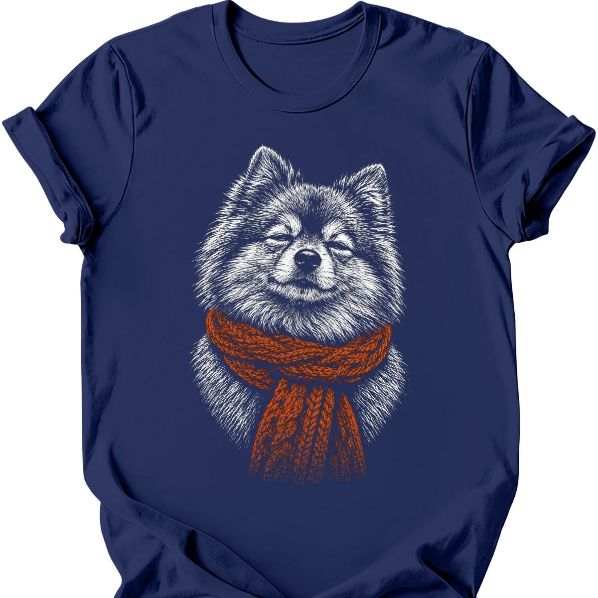 German Spitz Winter Dog T Shirt Gift For Dog Lover