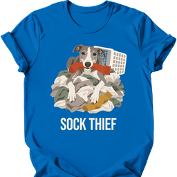 Greyhound Sock Thief T Shirt Gift For Dog Lover