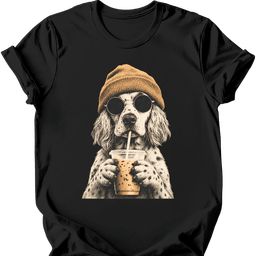 English Setter Hipster Dog T Shirt Gift For Dog Lover