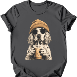 English Setter Hipster Dog T Shirt Gift For Dog Lover