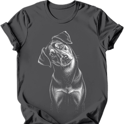 Kelpie Tilted Dog T Shirt Gift For Dog Lover