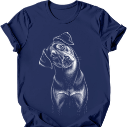 Kelpie Tilted Dog T Shirt Gift For Dog Lover