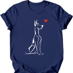Great Dane Sketch Dog T Shirt Gift For Dog Lover
