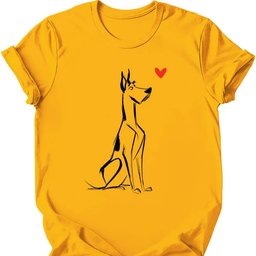 Great Dane Sketch Dog T Shirt Gift For Dog Lover