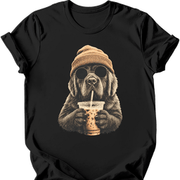 Newfoundland Hipster Dog T Shirt Gift For Dog Lover