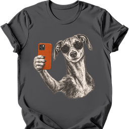 Galgo Selfie Dog T Shirt Gift For Dog Lover