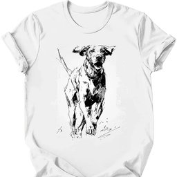 German Shorthaired Pointer Running Dog T Shirt Gift For Dog Lover