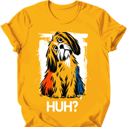Lhasa Apso Huh Dog T Shirt Gift For Dog Lover