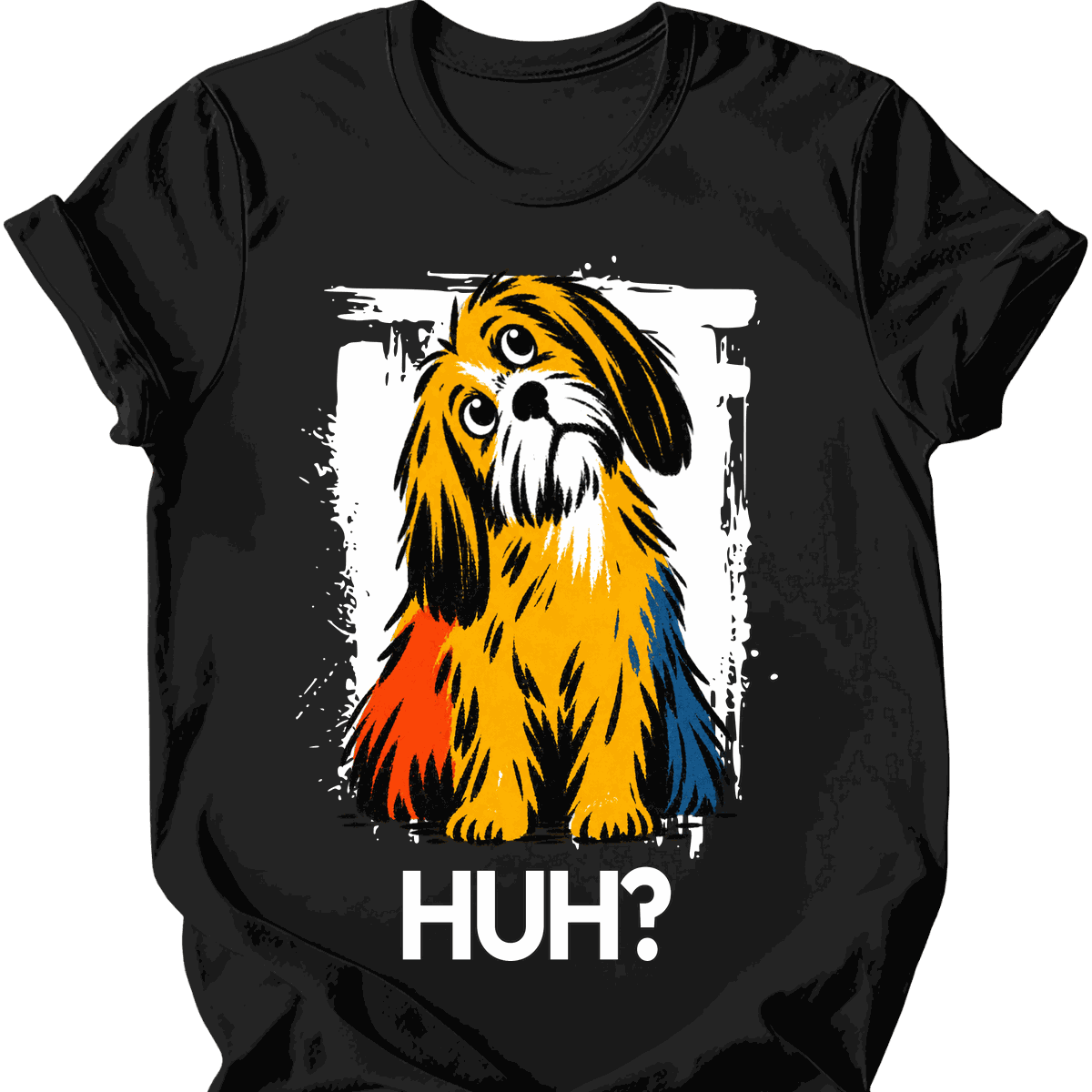 Lhasa Apso Huh Dog T Shirt Gift For Dog Lover
