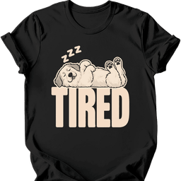 Great Pyrenees Tired Dog T Shirt Gift For Dog Lover