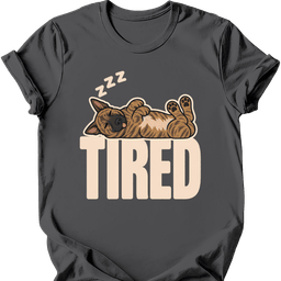 Dutch Shepherd Tired Dog T Shirt Gift For Dog Lover