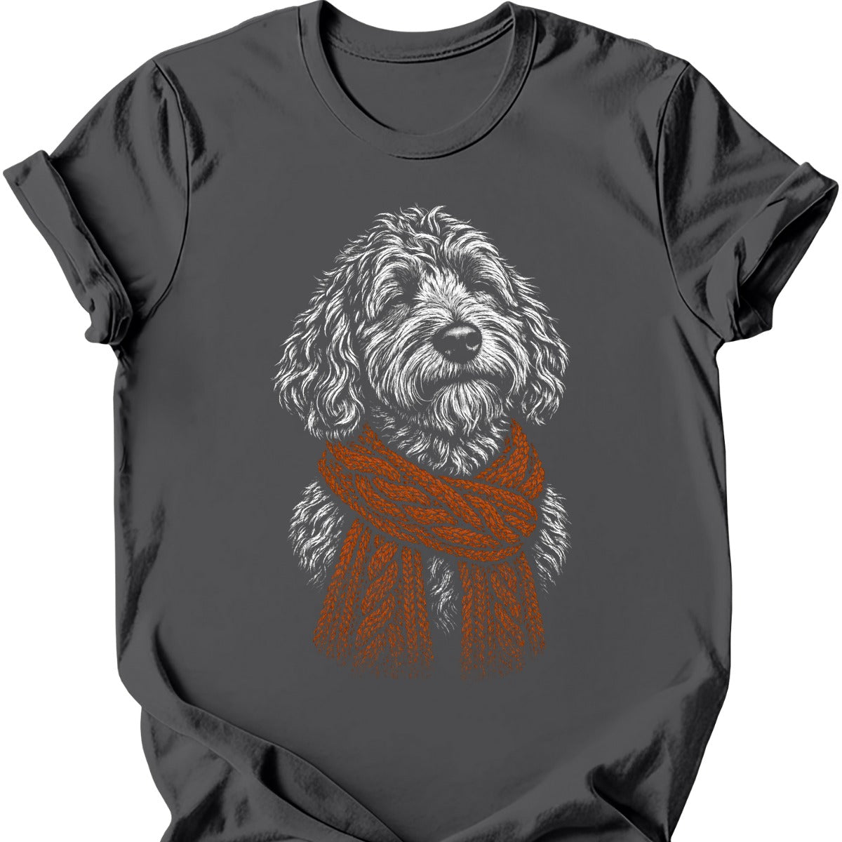 Labradoodle Winter Dog T Shirt Gift For Dog Lover