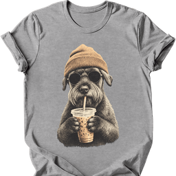 Giant Schnauzer Hipster Dog T Shirt Gift For Dog Lover