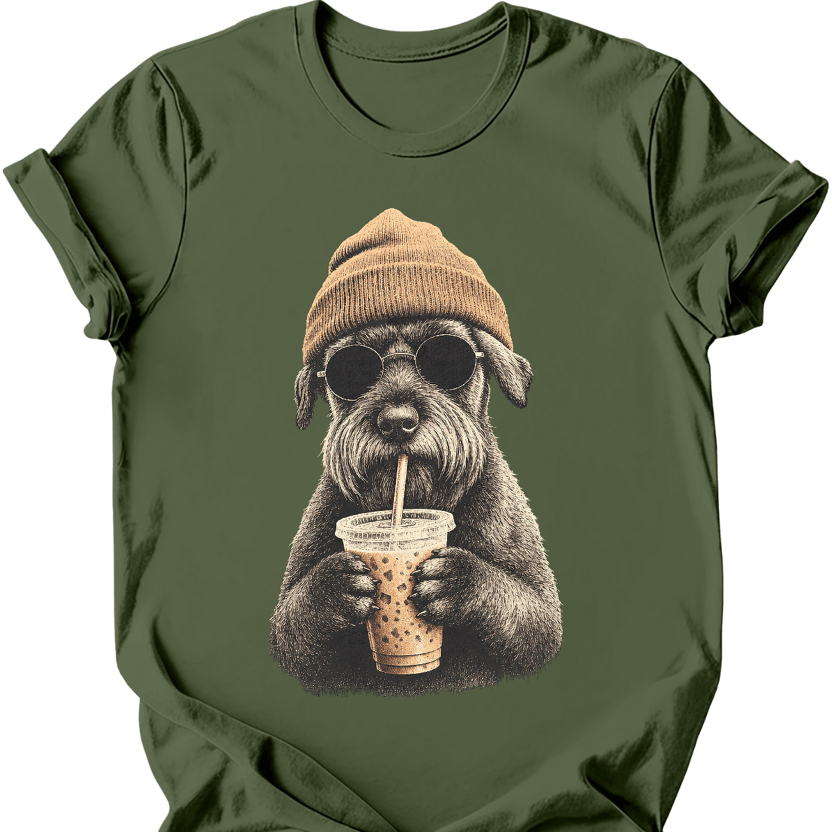 Giant Schnauzer Hipster Dog T Shirt Gift For Dog Lover