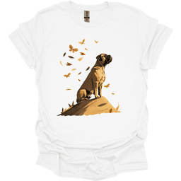Mastiff Fall Dog T Shirt Gift For Dog Lover