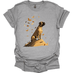 Mastiff Fall Dog T Shirt Gift For Dog Lover