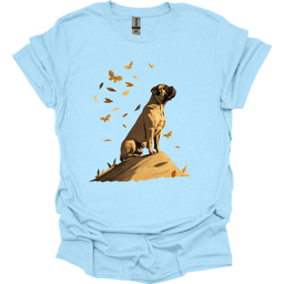 Mastiff Fall Dog T Shirt Gift For Dog Lover