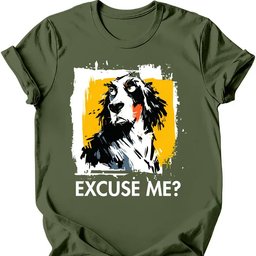 English Setter Excuse Me Dog T Shirt Gift For Dog Lover