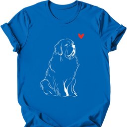 Newfoundland Sketch Dog T Shirt Gift For Dog Lover