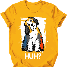 Old English Sheepdog Huh Dog T Shirt Gift For Dog Lover