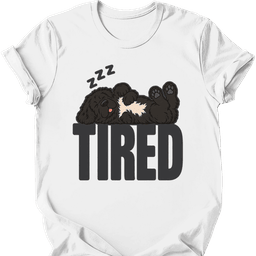 Newfoundland Tired Dog T Shirt Gift For Dog Lover