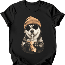 Husky Hipster Dog T Shirt Gift For Dog Lover
