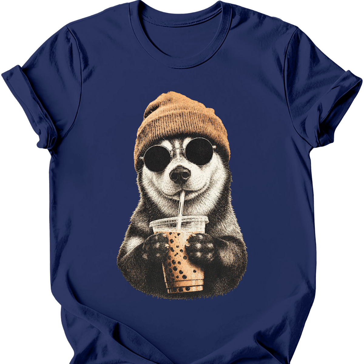 Husky Hipster Dog T Shirt Gift For Dog Lover