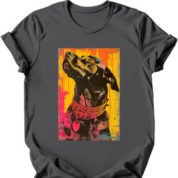 Labrador Punk Dog T Shirt Gift For Dog Lover