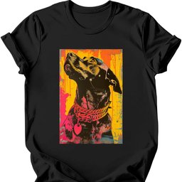 Labrador Punk Dog T Shirt Gift For Dog Lover