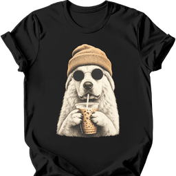 Great Pyrenees Hipster Dog T Shirt Gift For Dog Lover