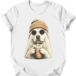 Great Pyrenees Hipster Dog T Shirt Gift For Dog Lover