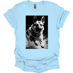 German Shepherd Puddle Dog T Shirt Gift For Dog Lover