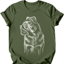 Nova Scotia Duck Tolling Retriever Tilted Dog T Shirt Gift For Duck Lover
