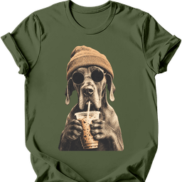 Great Dane Hipster Dog T Shirt Gift For Dog Lover