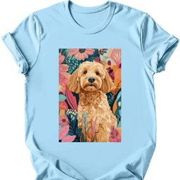 Goldendoodle Boho Dog T Shirt Gift For Dog Lover