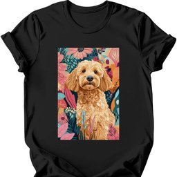 Goldendoodle Boho Dog T Shirt Gift For Dog Lover