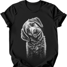 Goldendoodle Tilted Dog T Shirt Gift For Dog Lover