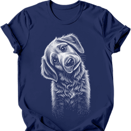 Goldendoodle Tilted Dog T Shirt Gift For Dog Lover