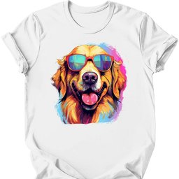 Golden Retriever Top Dog T Shirt Gift For Dog Lover
