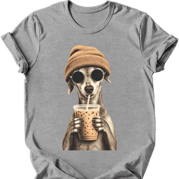 Italian Greyhound Hipster Dog T Shirt Gift For Dog Lover