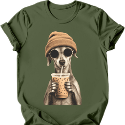 Italian Greyhound Hipster Dog T Shirt Gift For Dog Lover