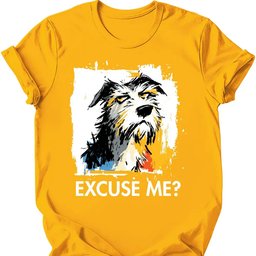 Irish Wolfhound Excuse Me Dog T Shirt Gift For Dog Lover