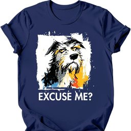 Irish Wolfhound Excuse Me Dog T Shirt Gift For Dog Lover