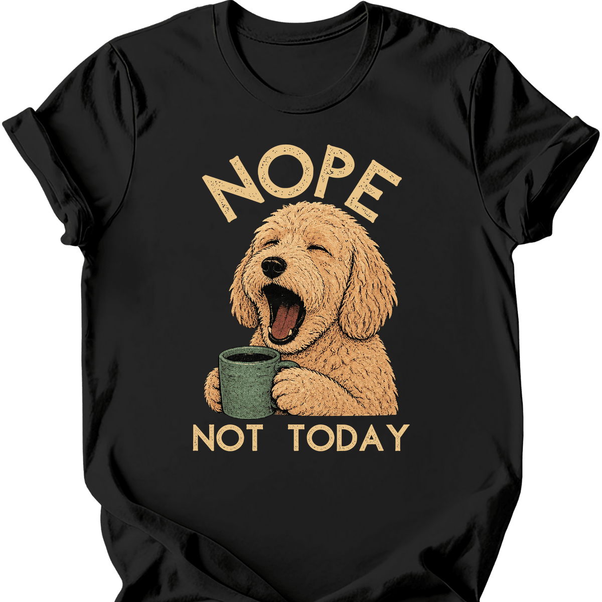 Goldendoodle Not Today T Shirt Gift For Dog Lover
