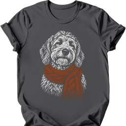 Goldendoodle Winter Dog T Shirt Gift For Dog Lover