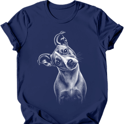 Jack Russell Tilted Dog T Shirt Gift For Dog Lover