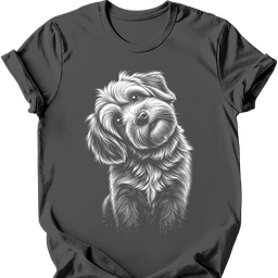 Lhasa Apso Tilted Dog T Shirt Gift For Dog Lover