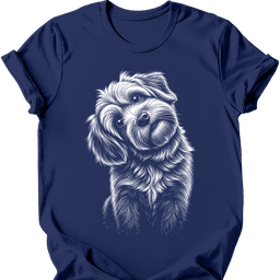 Lhasa Apso Tilted Dog T Shirt Gift For Dog Lover