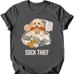 Maltipoo Sock Thief T Shirt Gift For Dog Lover
