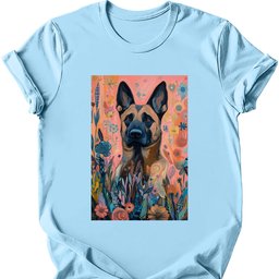 Dutch Shepherd Boho Dog T Shirt Gift For Dog Lover